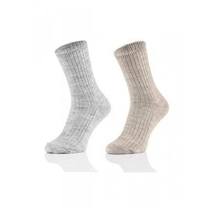 Tak Natural Wool 1078 beztlakové Ponožky 44-46 tmavě šedá