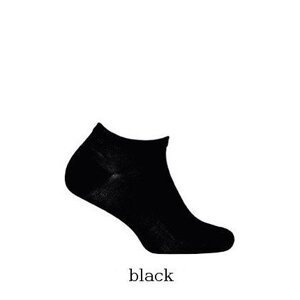 Wola Soft Cotton W41.060 11-15 lat ponožky Hladký 33-35 black/černá