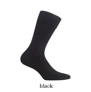 Wola Comfort Man Bamboo W94.028 Pánské ponožky 39-41 black/černá