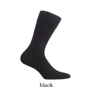 Wola Comfort Man Bamboo W94.028 Pánské ponožky 45-47 black/černá