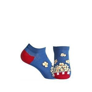 Wola W41.P01 11-15 lat Chlapecké ponožky s vzorem 33-35 navy