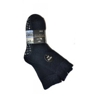 WiK 21463 Warm Sox ABS A'2 pánské ponožky  43-46 černá-černá