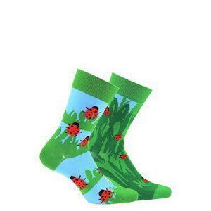 Wola W94.N02 Funky Pánské ponožky 43-46 Green