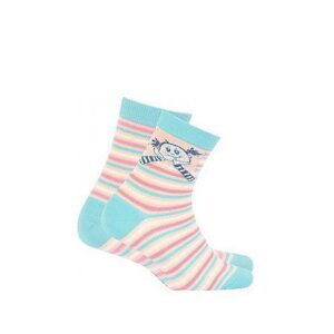 Gatta Cottoline vzorované G34.01N 6-11 let Ponožky 30-32 pink