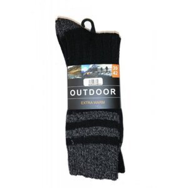 WiK Outdoor Extrawarm 21140 A'3 pánské ponožky 43-46 světle šedá-šedá