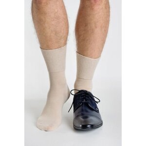 Regina Purista antibakteriální netlačící ponožky 43-46 béžová