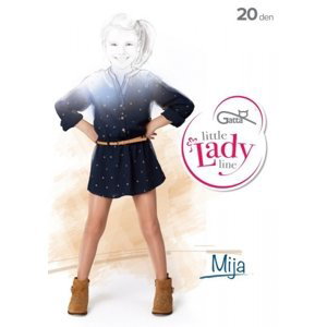 Gatta Little Lady Mija 116-158 20 den Punčochové kalhoty 128-134 Bianco(bílá)