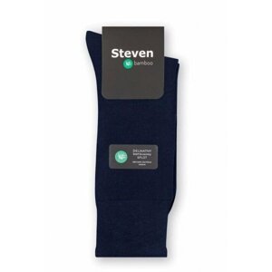 Steven art.031 Bamboo Pánské ponožky 44-46 tmavě modrá