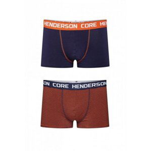 Henderson Loyd 38837-MLC 2ks Pánské boxerky XXL tmavě modro-oranžová