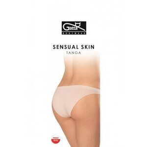 Gatta 41645 Tanga Sensual Skin Kalhotky L light nude