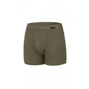 Cornette Authentic 220 Khaki Pánské boxerky L khaki