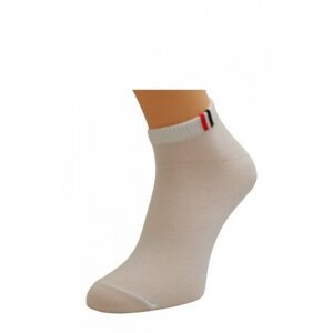 Bratex M-019 Pánské sportovní kotníkové ponožky 44-46 bílá
