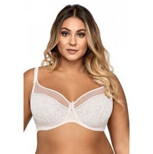 Ava 1396 Crystal bílá Podprsenka měkká plus size 95F bílá