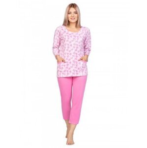 Regina 970 Dámské pyžamo plus size 3XL růžová