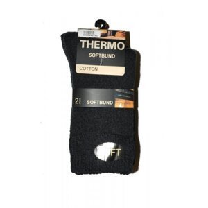 WiK 23405 Thermo Soft Bund A'2 Pánské ponožky 43-46 grafitová (tmavě šedá)