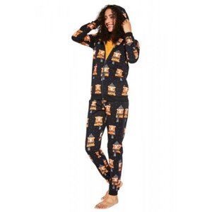 Cornette Bear2 465/292 Dámské pyžamo L černá