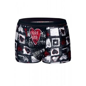 Cornette 010/67 Heart Pánské boxerky XL černá