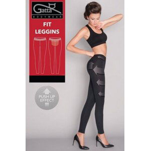 Gatta Fit Leggins 4455 S Tvarující dámské legíny M black/černá