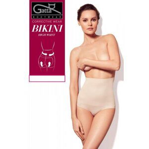 Gatta Corrective Bikini High Waist 1464S dámské kalhotky XL light nude/odstín béžové