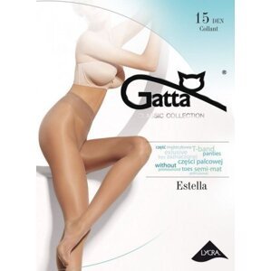 Gatta Estella 15 den punčochové kalhoty 4-L nero/černá