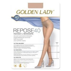 Golden Lady Repose 2-5XL 40 den punčochové kalhoty 3-M nero/černá