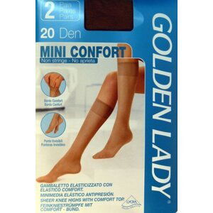 Golden Lady Mini Confort 20 den A`2 2-pack podkolenky 1/2-s/m melon/odstín béžové