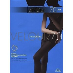 Omsa Velour 70 den plus punčochové kalhoty 5-XL nero/černá