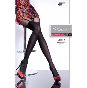 Fiore Milla 40 den punčochové kalhoty 2-S black/černá