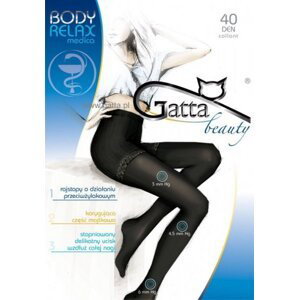 Gatta Body Relax Medica 40 den 5-XL punčochové kalhoty 5-XL daino/odstín béžové