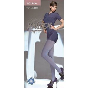 Knittex Agata Plus punčochové kalhoty 4-L Nero
