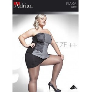 Adrian Kiara Size++ 20 den 7-8XL punčochové kalhoty 8-4XL natural/odstín béžové
