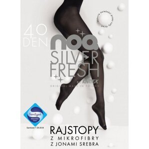 Knittex Silver Fresh 40 den punčochové kalhoty 4-L Nero