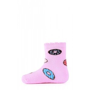 Be Snazzy SK-02 ABS Girl 12-23 Ponožky 15-17 světle růžová