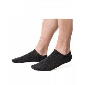 Steven art.130 Natural Merino Wool Pánské kotníkové ponožky 41-43 černá