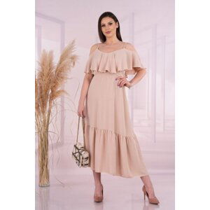 Merribel Sunlov Beige Šaty One size Beige