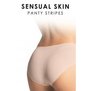Gatta 41684 Panty Stripes Sensual Skin Kalhotky XL black