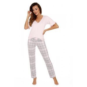 Donna Loretta růžová dlouhé kalhoty Dámské pyžamo 38/M
