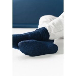 Steven 044-005 tmavě modré Pánské ponožky 44/46 tmavě modrá