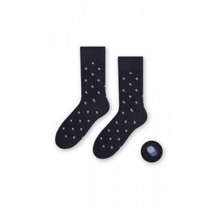 Steven 056-148 tmavě modré Pánské ponožky 45/47 tmavě modrá