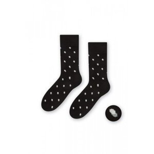 Steven 056-149 černé Pánské ponožky 42/44 černá