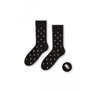 Steven 056-149 černé Pánské ponožky 45/47 černá