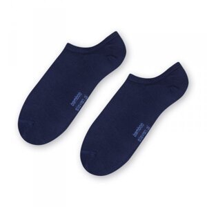 Steven 094-009 tmavě modré Pánské kotníkové ponožky 38/40 tmavě modrá