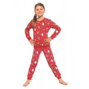 Cornette Gnomes3 033/163 young Dívčí pyžamo 134/140 červená