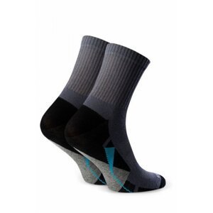 Steven Sport 022 303 šedé Chlapecké ponožky 35/37 Mix