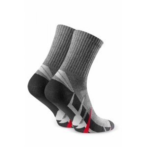 Steven Sport 022 295 šedé Chlapecké ponožky 35/37 Mix