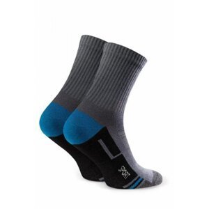 Steven Sport 022 301 šedé Chlapecké ponožky 35/37 Mix