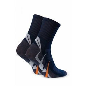 Steven Sport 022 296 tmavě modré Chlapecké ponožky 35/37 Mix