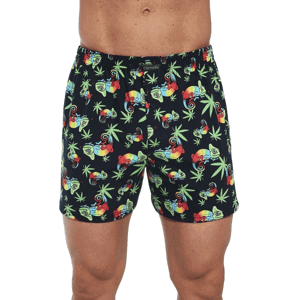 Cornette Classic 011/135 3-5XL Pánské boxerky 5XL tmavě modrá