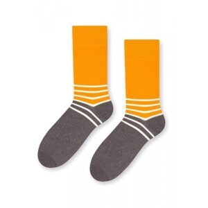 More 079 265 Two colorus žluté/šedé Pánské ponožky 39/42 Mix