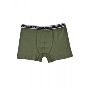 Noviti  BB 001 01 khaki Pánské boxerky L khaki